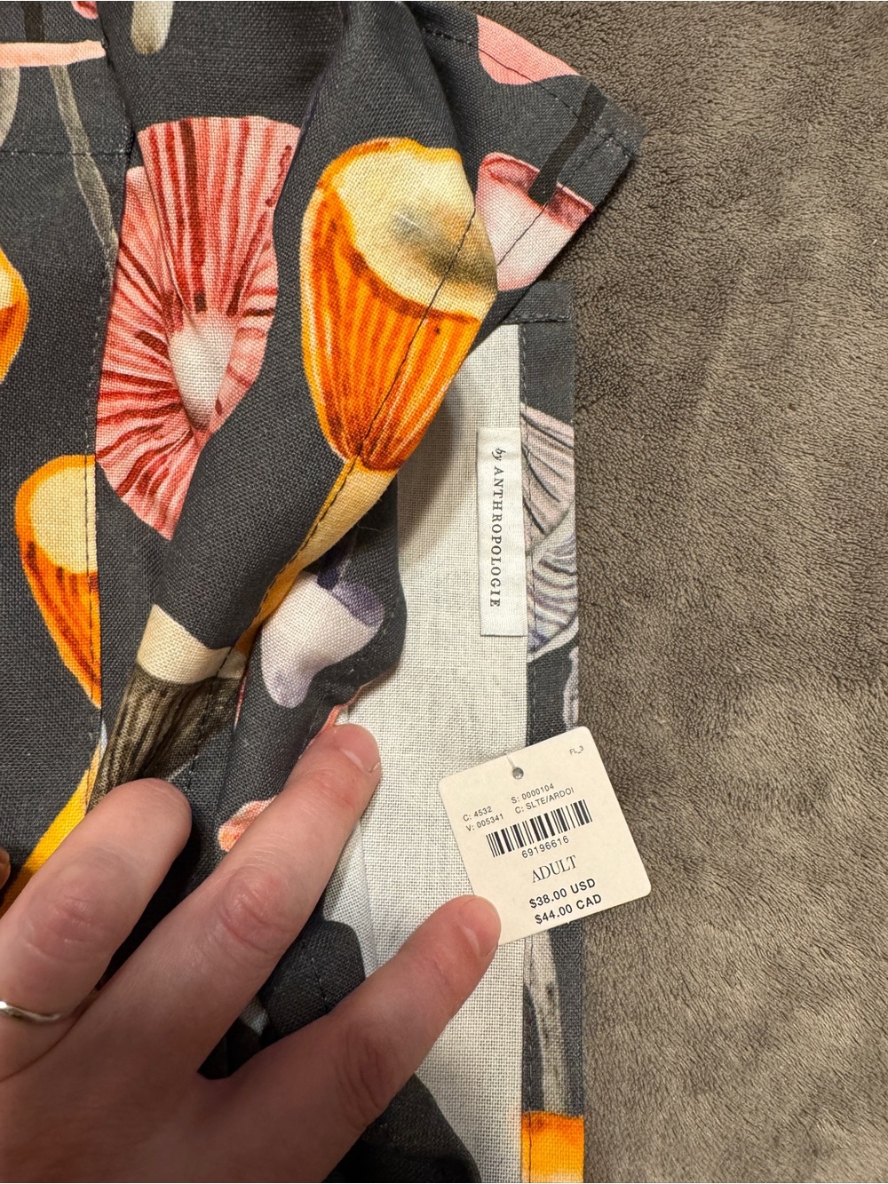 ✨ Anthropologie Mushroom Apron - Picture 5 of 6
